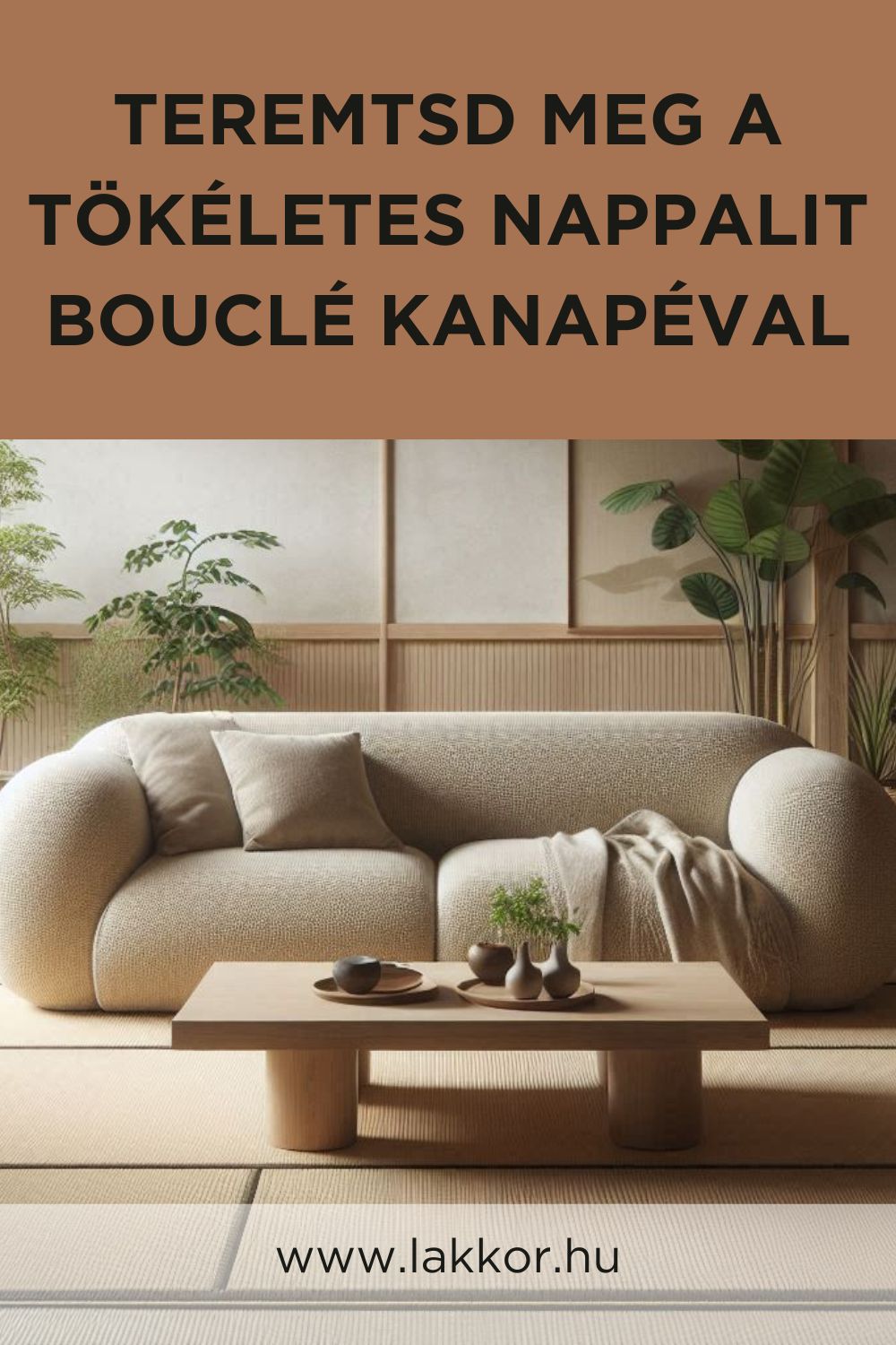 Teremtsd meg a tökéletes nappalit bouclé kanapéval: tippek a stílusos és kényelmes&nbsp;otthonhoz