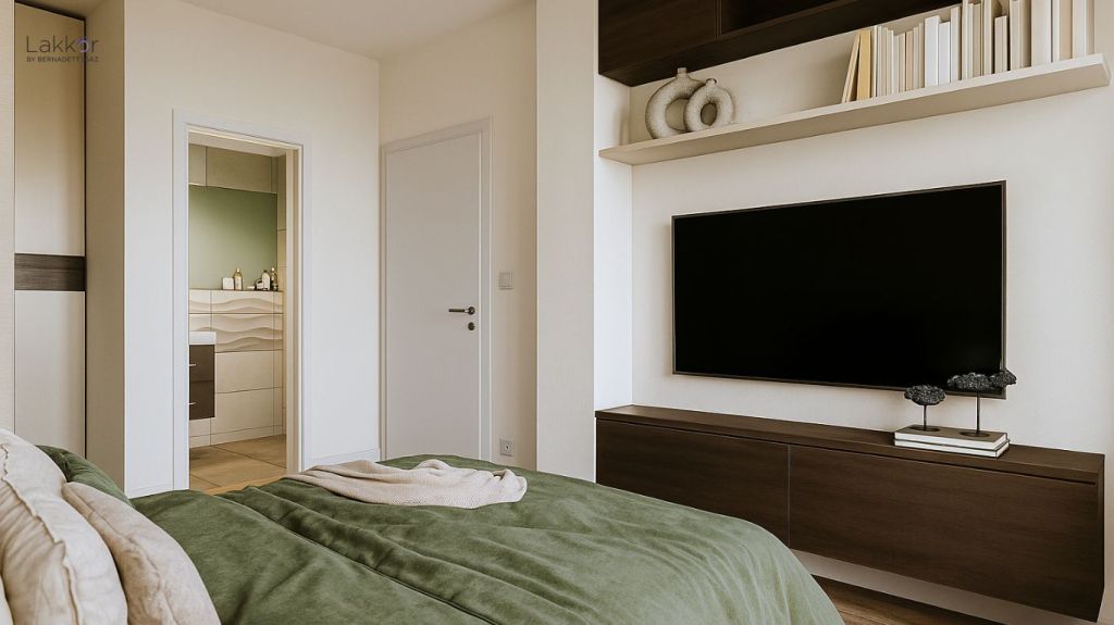 Karakteres budapesti otthon 50 négyzetméteren - halószoba 2