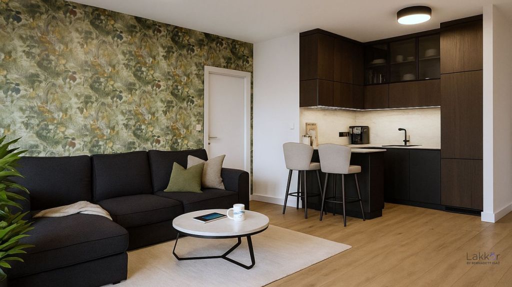 Karakteres budapesti otthon 50 négyzetméteren - nappali 3