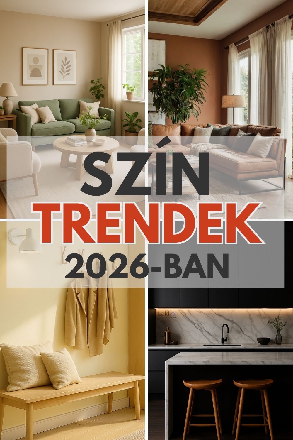 Színtrendek 2026-ban – ezek az árnyalatok uralják majd az&nbsp;otthonokat